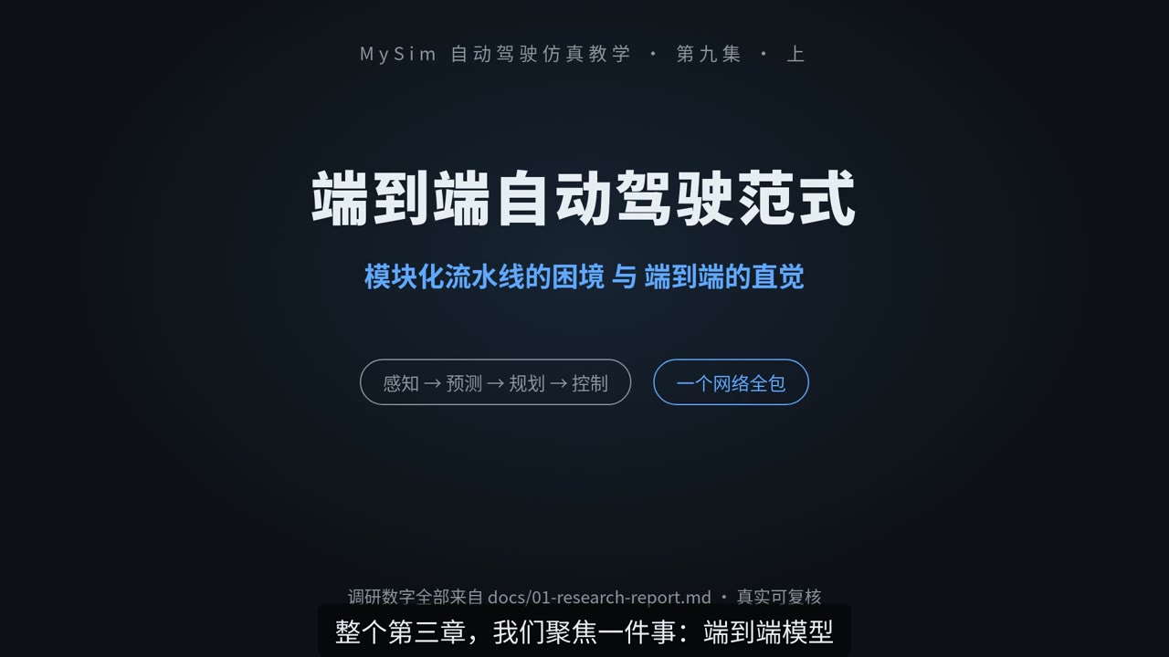 端到端自动驾驶范式（上）