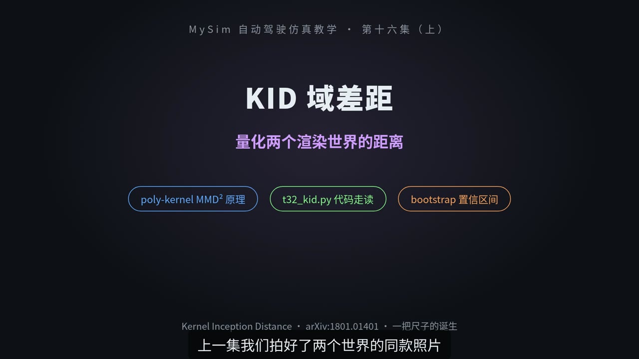 KID 域差距：量化两个渲染世界的距离（上）